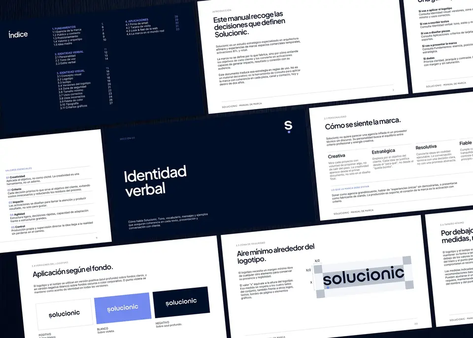 Solucionic: aplicación de la marca (8 de 18)